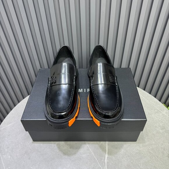 AMIRI MA SLIP ON ORANGE LOAFER - Picture 6 of 8